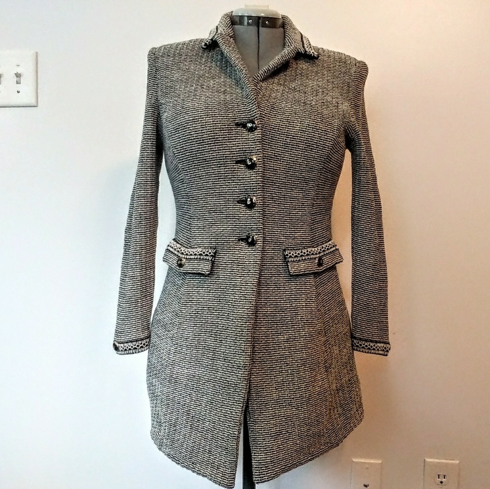 VTG St. John by Marie Gray Knit Blazer Jacket